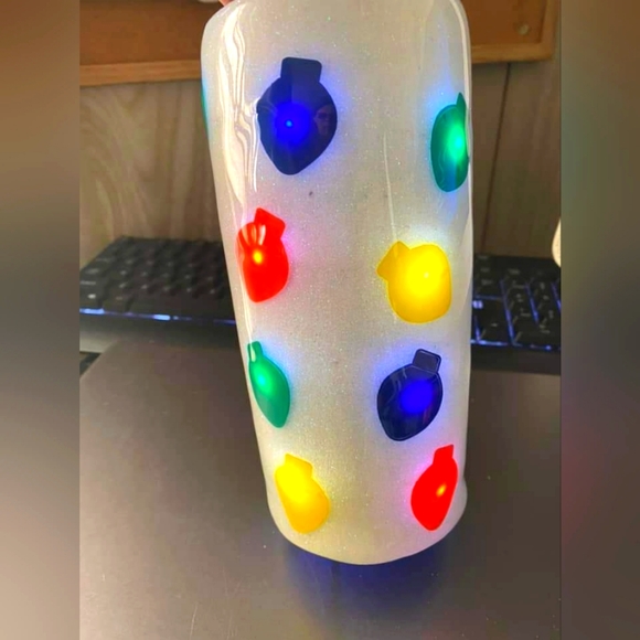 Christmas light tumbler - Picture 1 of 1